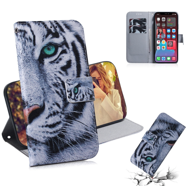 Coloured Drawing Horizontal Flip Leather Case, with Holder & Card Slots & Wallet, For iPhone 13 Pro, For iPhone 13 Pro Max