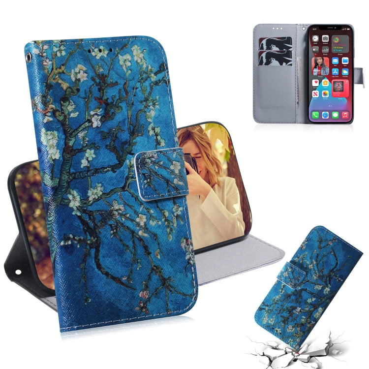 Coloured Drawing Horizontal Flip Leather Case, with Holder & Card Slots & Wallet, For iPhone 13 Pro, For iPhone 13 Pro Max