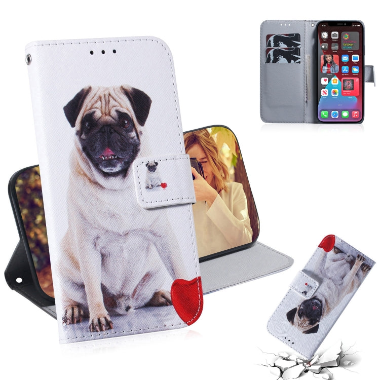 Coloured Drawing Horizontal Flip Leather Case, with Holder & Card Slots & Wallet, For iPhone 13 Pro, For iPhone 13 Pro Max