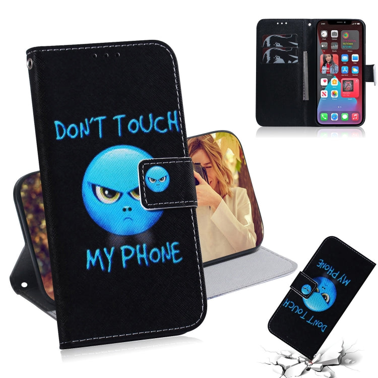Coloured Drawing Horizontal Flip Leather Case, with Holder & Card Slots & Wallet, For iPhone 13 Pro, For iPhone 13 Pro Max