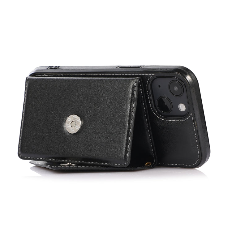 Multi-functional Cross-body Card Bag TPU+PU Back Cover Case with Holder & Card Slot & Wallet