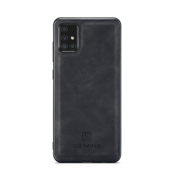 DG.MING M1 Series 3-Fold Multi Card Wallet  Back Cover Shockproof Case with Holder Function