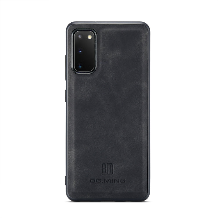 DG.MING M1 Series 3-Fold Multi Card Wallet  Back Cover Shockproof Case with Holder Function