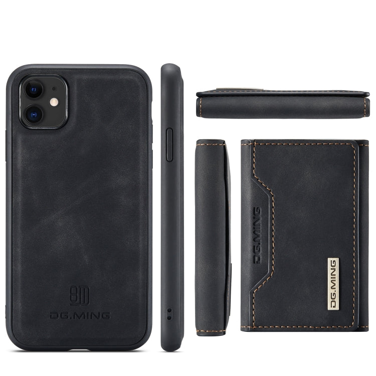 DG.MING M2 Series 3-Fold Multi Card Bag + Magnetic Back Cover Shockproof Case with Wallet & Holder Function, For iPhone 11, For iPhone 11 Pro, For iPhone 11 Pro Max