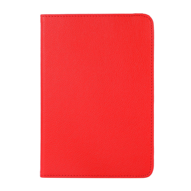 Étui à rabat en cuir texturé Litchi rotatif à 360 degrés avec support, pour iPad mini 6/mini 2024