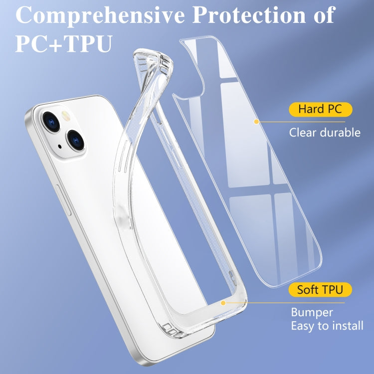 Crystal Clear Shockproof PC + TPU Protective Case, For iPhone 13 mini, For iPhone 13, For iPhone 13 Pro, For iPhone 13 Pro Max, For iPhone 12 Pro, For iPhone 12 Pro Max, For iPhone 11 Pro Max, For iPhone 8 Plus / 7 Plus, For iPhone XS Max��������������...