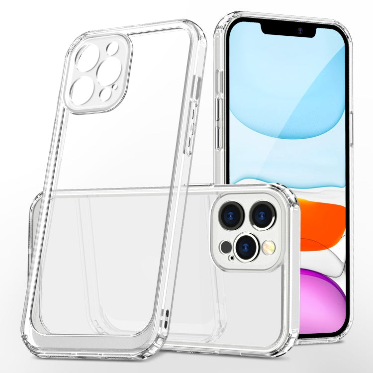 Crystal Clear Shockproof PC + TPU Protective Case, For iPhone 13 mini, For iPhone 13, For iPhone 13 Pro, For iPhone 13 Pro Max, For iPhone 12 Pro, For iPhone 12 Pro Max, For iPhone 8 Plus / 7 Plus, For iPhone XS Max