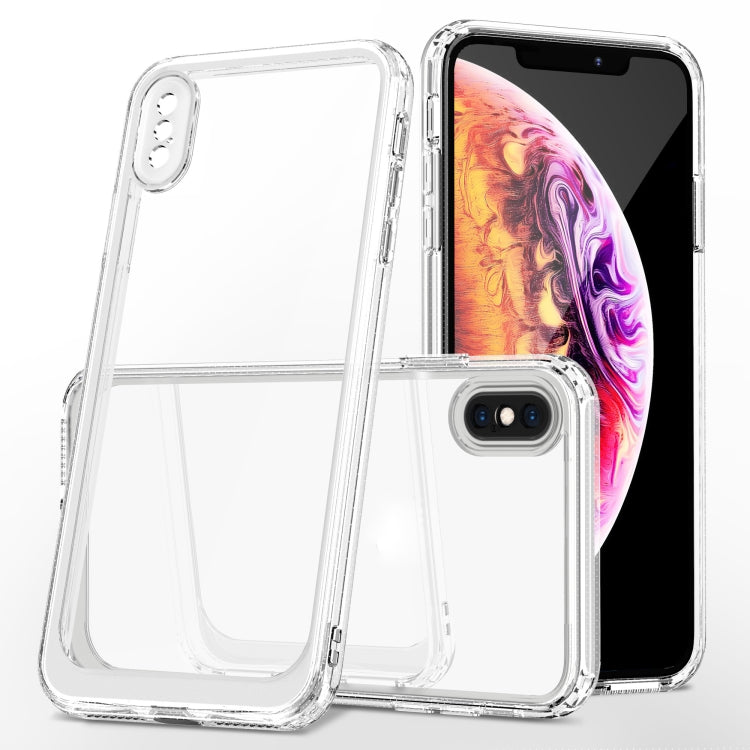 Crystal Clear Shockproof PC + TPU Protective Case, For iPhone 13 mini, For iPhone 13, For iPhone 13 Pro, For iPhone 13 Pro Max, For iPhone 12 Pro, For iPhone 12 Pro Max, For iPhone 8 Plus / 7 Plus, For iPhone XS Max