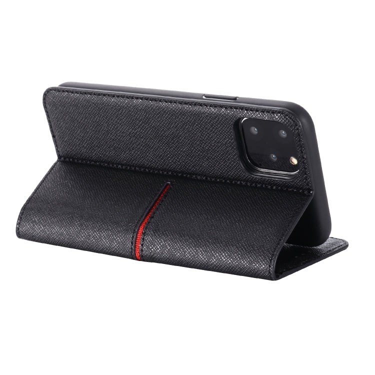 GEBEI Top-grain Leather Horizontal Flip Protective Case with Holder & Card Slots & Wallet & Photo Frame, For iPhone 11, For iPhone 11 Pro, For iPhone 11 Pro Max, For iPhone XS / X, For iPhone XR, For iPhone XS Max