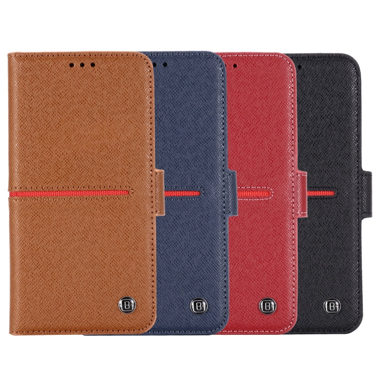 GEBEI Top-grain Leather Horizontal Flip Protective Case with Holder & Card Slots & Wallet & Photo Frame, For iPhone 11, For iPhone 11 Pro, For iPhone 11 Pro Max, For iPhone XS / X, For iPhone XR, For iPhone XS Max