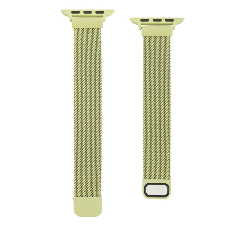 Small Waist Dual Section Milan Replacement Watchband For Apple Watch Series, 7 45mm / 6 & SE & 5 & 4 44mm / 3 & 2 & 1 42mm
