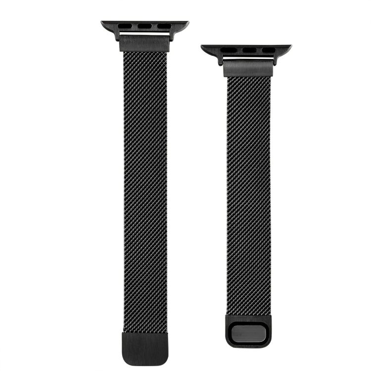 Small Waist Dual Section Milan Replacement Watchband For Apple Watch Series, 7 41mm / 6 & SE & 5 & 4 40mm / 3 & 2 & 1 38mm