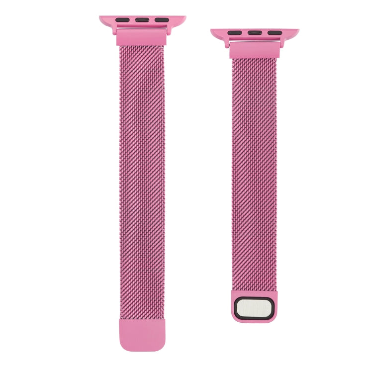 Small Waist Dual Section Milan Replacement Watchband For Apple Watch Series, 7 41mm / 6 & SE & 5 & 4 40mm / 3 & 2 & 1 38mm