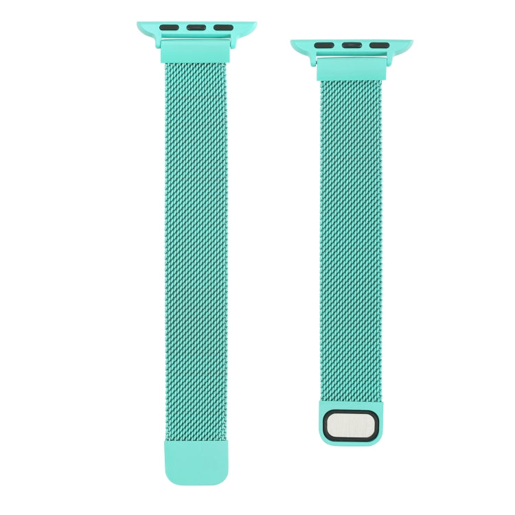 Small Waist Dual Section Milan Replacement Watchband For Apple Watch Series, 7 41mm / 6 & SE & 5 & 4 40mm / 3 & 2 & 1 38mm
