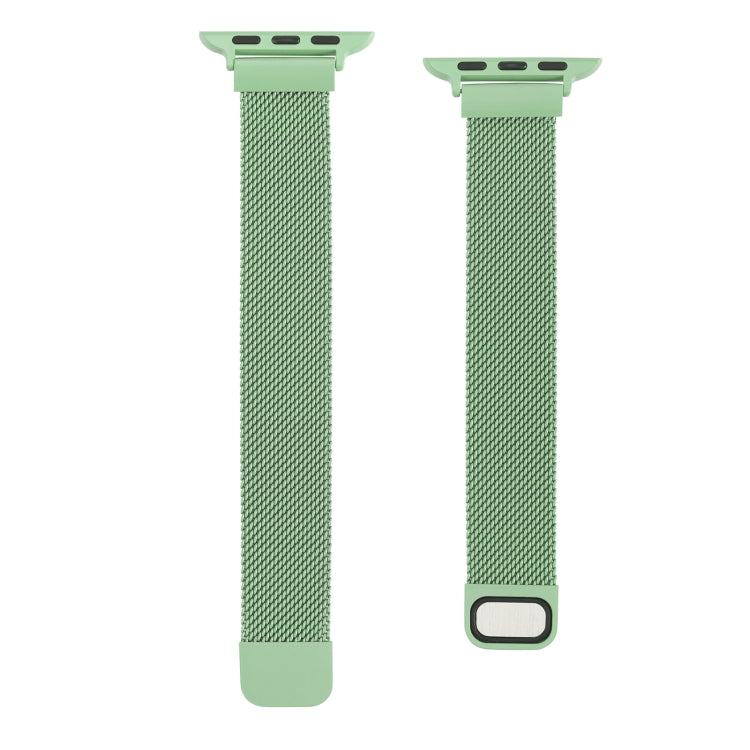 Small Waist Dual Section Milan Replacement Watchband For Apple Watch Series, 7 41mm / 6 & SE & 5 & 4 40mm / 3 & 2 & 1 38mm