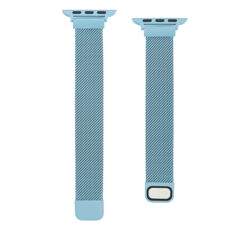 Small Waist Dual Section Milan Replacement Watchband For Apple Watch Series, 7 41mm / 6 & SE & 5 & 4 40mm / 3 & 2 & 1 38mm