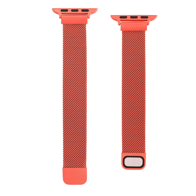 Small Waist Dual Section Milan Replacement Watchband For Apple Watch Series, 7 41mm / 6 & SE & 5 & 4 40mm / 3 & 2 & 1 38mm