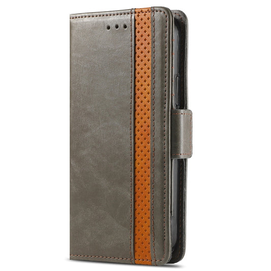 Horizontal flip design business case for iPhone 7 8 SE with magnetic closure detail
