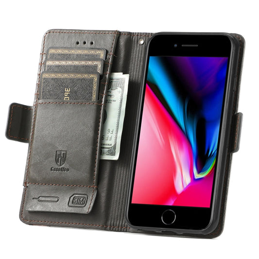 Interior card slot organization wallet case for iPhone SE 2020 professional protection