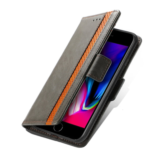 iPhone 13 Pro Max flip case with PU leather construction and wallet functionality