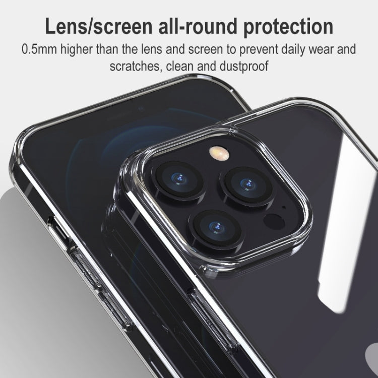 Shockproof TPU + Single-sided Glass Protective Case, For iPhone 13 mini