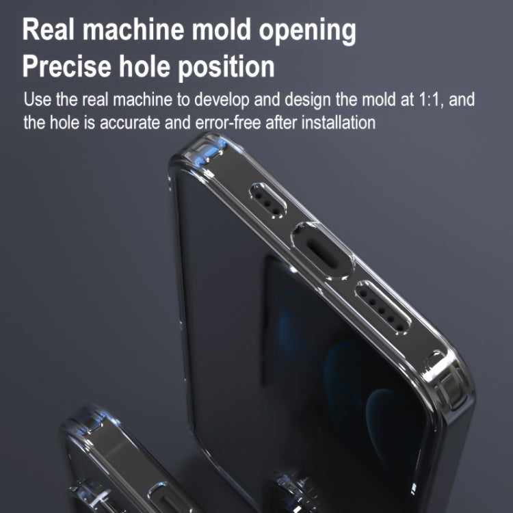 Shockproof TPU + Single-sided Glass Protective Case, For iPhone 13 mini