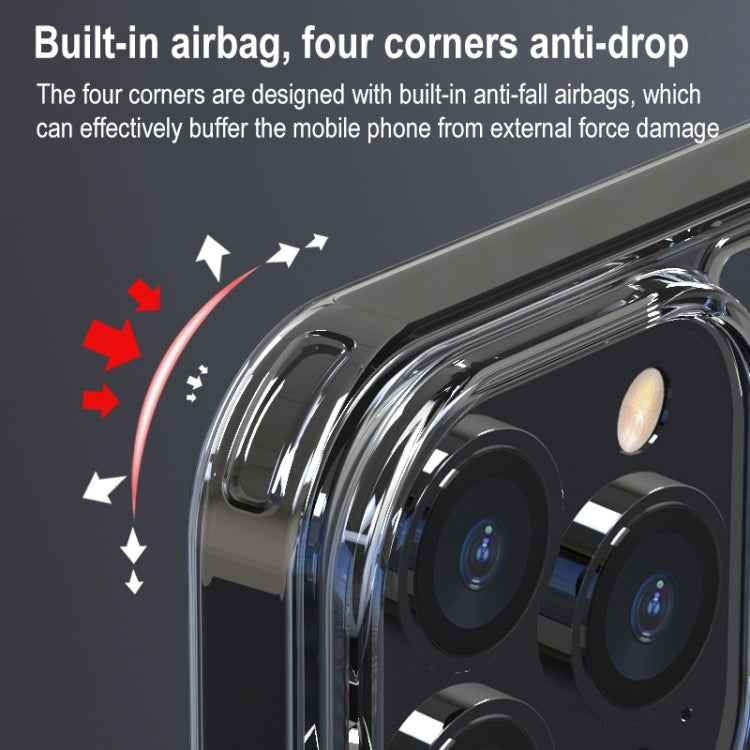 Shockproof TPU + Single-sided Glass Protective Case, For iPhone 13 mini