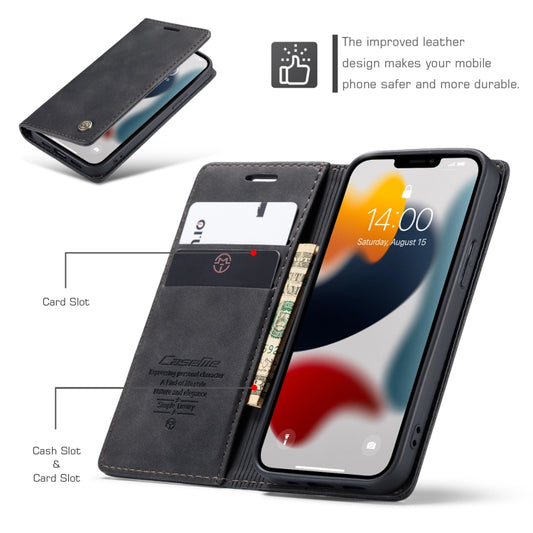 CaseMe retro case iPhone 13 Pro closed position showing protective flip cover