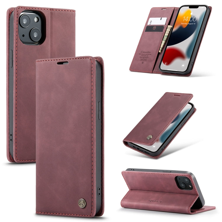 CaseMe-013 Multifunctional Retro Frosted Horizontal Flip Leather Case with Card Slot & Holder & Wallet