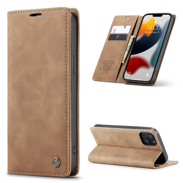 CaseMe-013 Multifunctional Retro Frosted Horizontal Flip Leather Case with Card Slot & Holder & Wallet