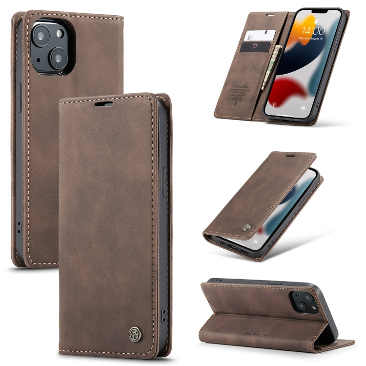 CaseMe-013 Multifunctional Retro Frosted Horizontal Flip Leather Case with Card Slot & Holder & Wallet