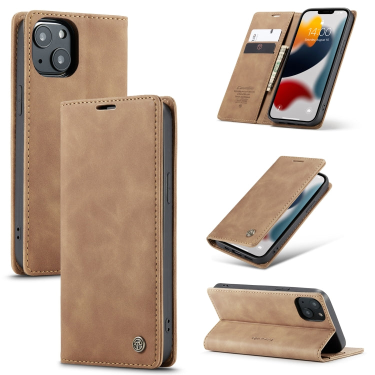 CaseMe-013 Multifunctional Retro Frosted Horizontal Flip Leather Case with Card Slot & Holder & Wallet