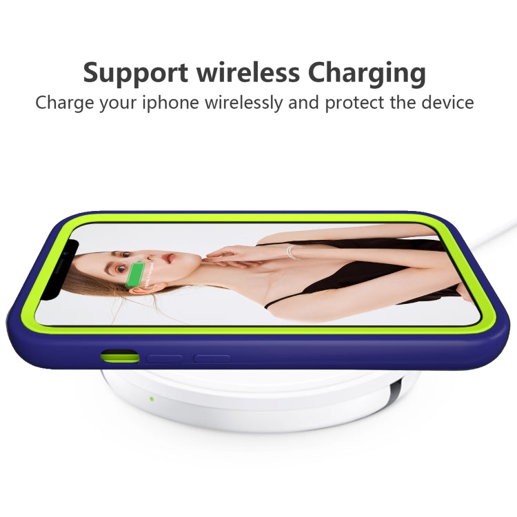 Wave Pattern 3 in 1 Silicone + PC Shockproof Protective Case, For iPhone 13 mini, For iPhone 13, For iPhone 13 Pro