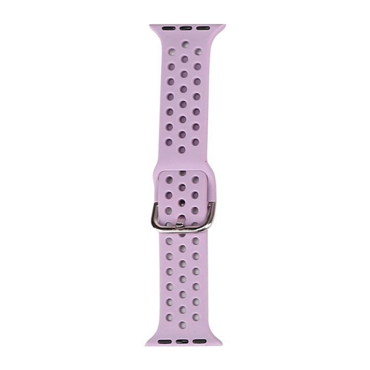 Silicone Replacement Watchband For Apple Watch Series, 7 45mm / 6 & SE & 5 & 4 44mm / 3 & 2 & 1 42mm