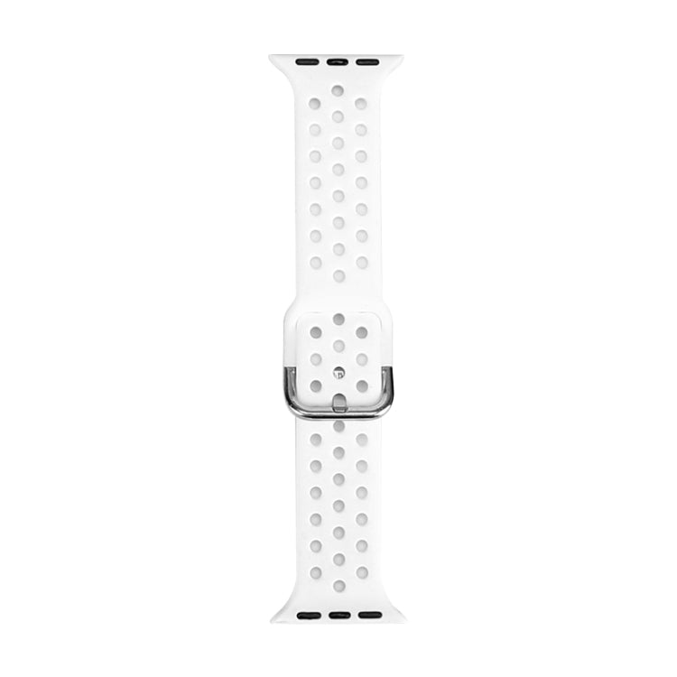 Silicone Replacement Watchband For Apple Watch Series, 7 45mm / 6 & SE & 5 & 4 44mm / 3 & 2 & 1 42mm