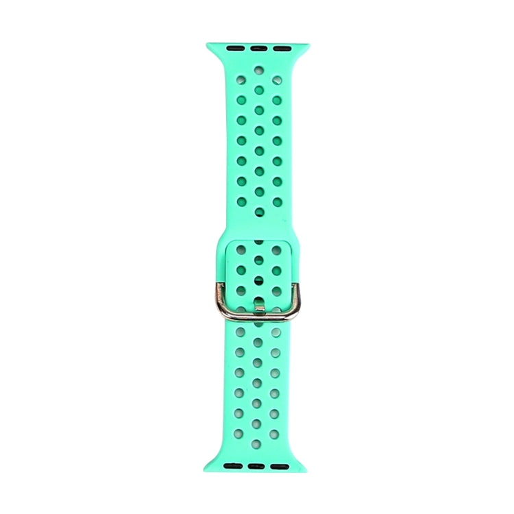 Silicone Replacement Watchband For Apple Watch Series, 7 45mm / 6 & SE & 5 & 4 44mm / 3 & 2 & 1 42mm