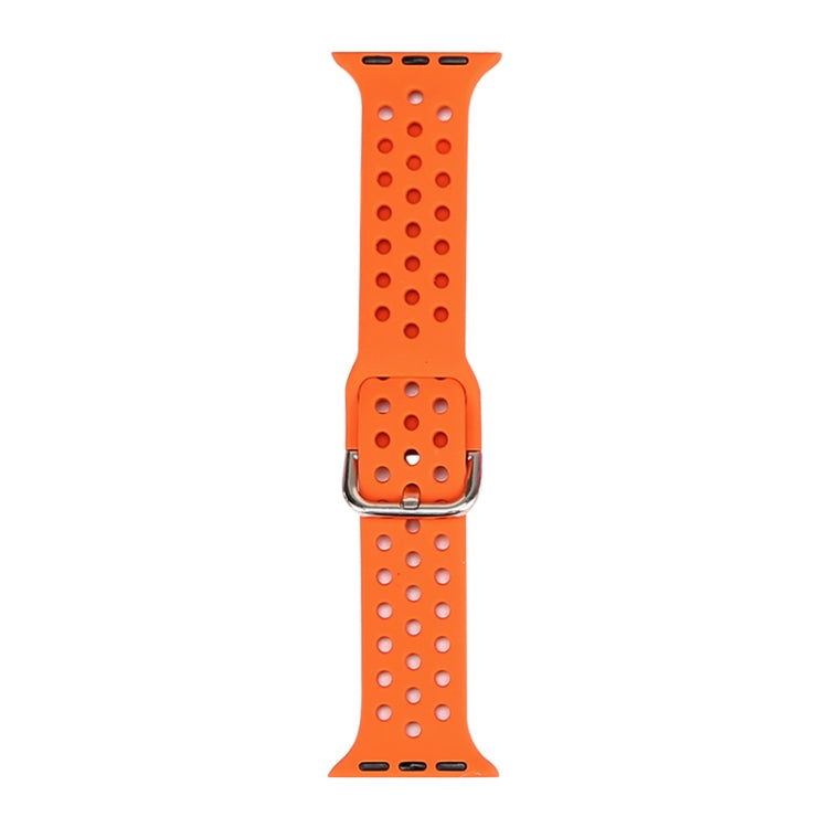 Silicone Replacement Watchband For Apple Watch Series, 7 45mm / 6 & SE & 5 & 4 44mm / 3 & 2 & 1 42mm