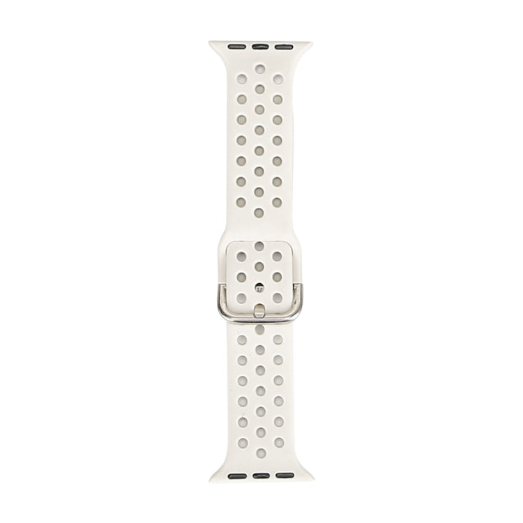 Silicone Replacement Watchband For Apple Watch Series, 7 45mm / 6 & SE & 5 & 4 44mm / 3 & 2 & 1 42mm