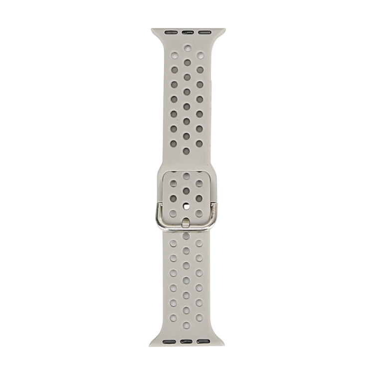Silicone Replacement Watchband For Apple Watch Series, 7 45mm / 6 & SE & 5 & 4 44mm / 3 & 2 & 1 42mm