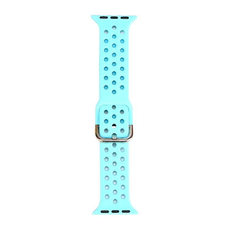 Silicone Replacement Watchband For Apple Watch Series, 7 45mm / 6 & SE & 5 & 4 44mm / 3 & 2 & 1 42mm