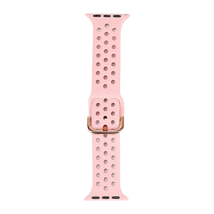 Silicone Replacement Watchband For Apple Watch Series, 7 41mm / 6 & SE & 5 & 4 40mm / 3 & 2 & 1 38mm