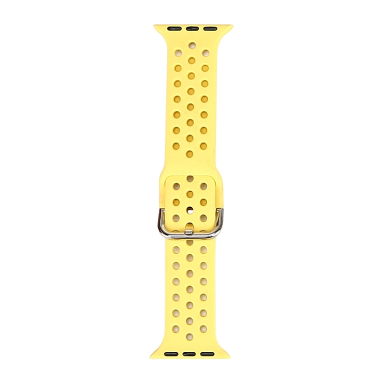 Silicone Replacement Watchband For Apple Watch Series, 7 41mm / 6 & SE & 5 & 4 40mm / 3 & 2 & 1 38mm