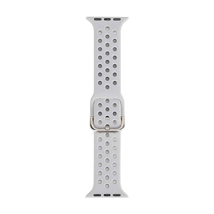Silicone Replacement Watchband For Apple Watch Series, 7 41mm / 6 & SE & 5 & 4 40mm / 3 & 2 & 1 38mm