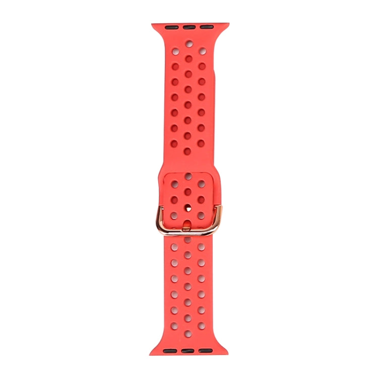 Silicone Replacement Watchband For Apple Watch Series, 7 41mm / 6 & SE & 5 & 4 40mm / 3 & 2 & 1 38mm