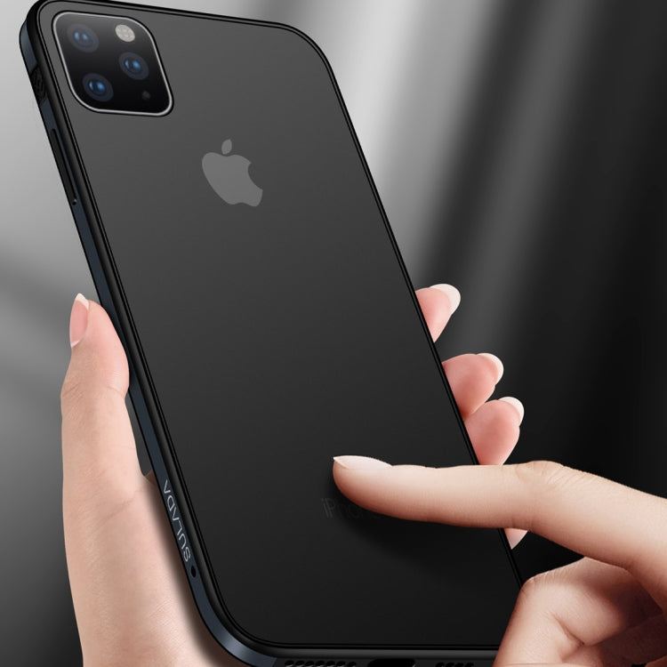 SULADA Shockproof Aviation Aluminum Metal frame + TPU + Frosted Protective Case, For iPhone 11