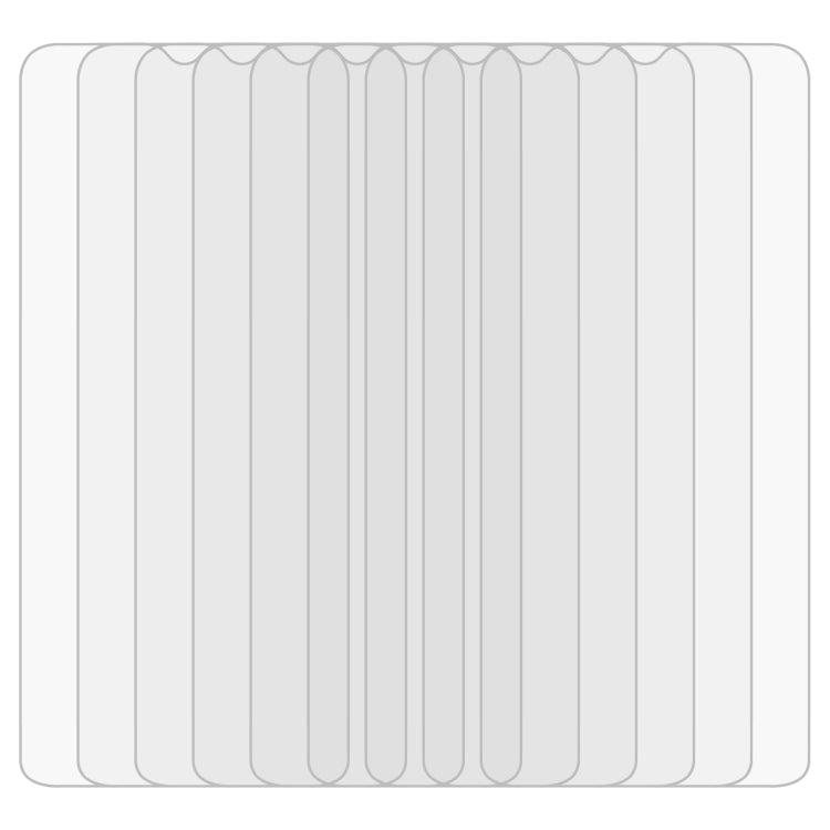 50 PCS 0.26mm 9H 2.5D Tempered Glass Film