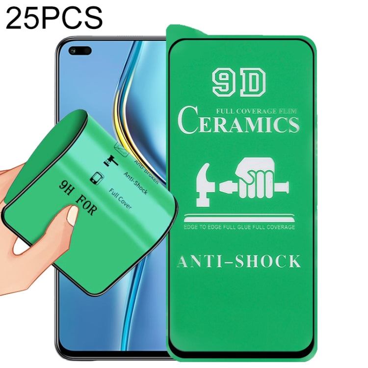 25 PCS 9D Full Screen Full Glue Ceramic Film