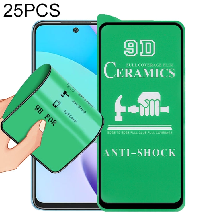 25 PCS 9D Full Screen Full Glue Ceramic Film