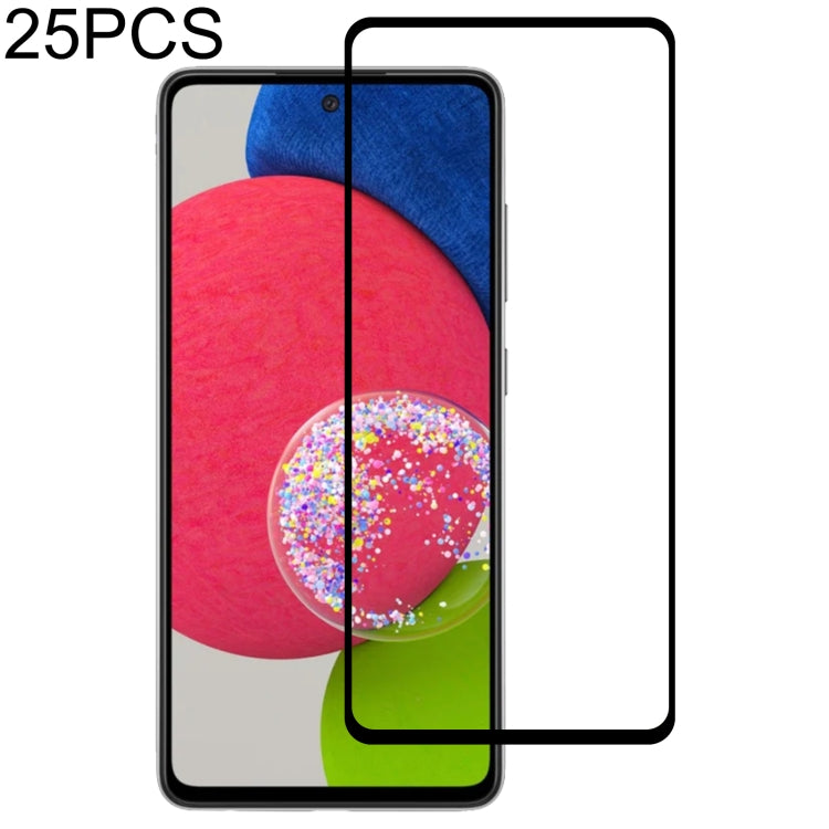 25 PCS Full Glue Full Cover Screen Protector Tempered Glass Film