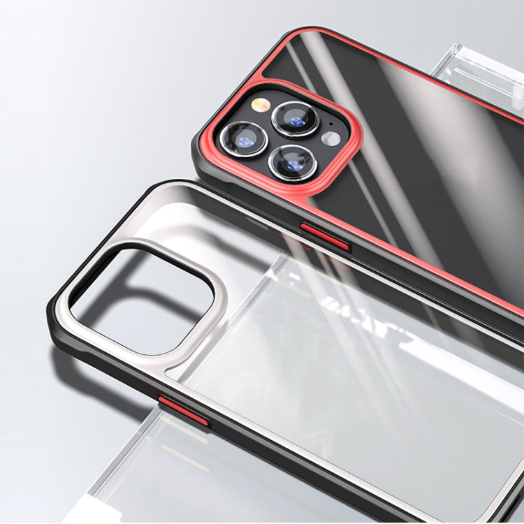 Beautiful Color TPU + Clear PC Four-corner All-inclusive Shockproof Case